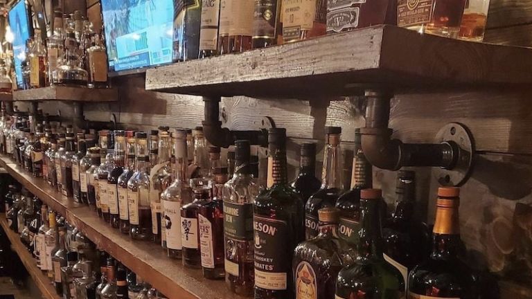 Neat Bourbon Bar in Greenville, South Carolina.