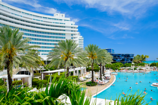 Fountainebleau Hotel in Miami.