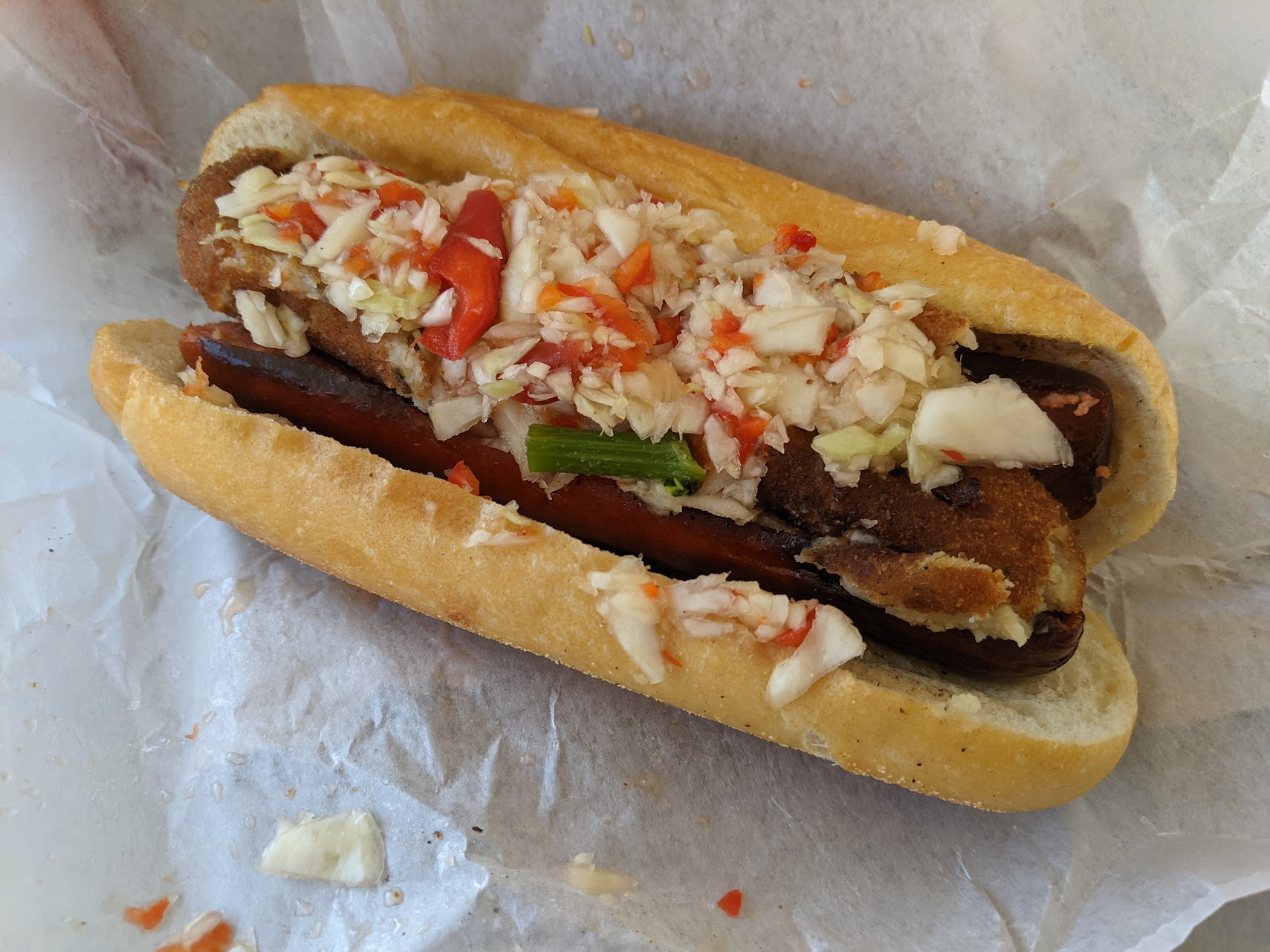 If you can't get to New Jersey for a Classic Italian Hot Dog