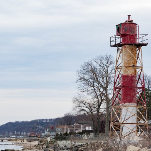 Weird lighthouses of New Jersey. Photo via Shutterstock.