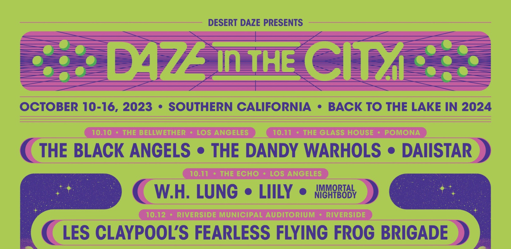 Desert Daze Daze in the City 2023 Festivals Fifty Grande