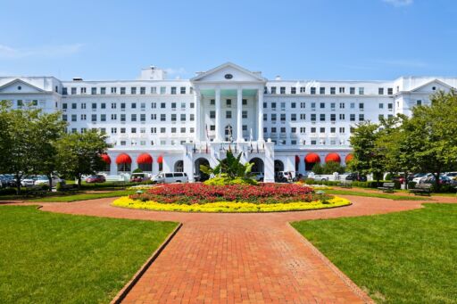 The Greenbrier resort located in the Allegheny Mountains near White Sulphur Springs in West Virginia