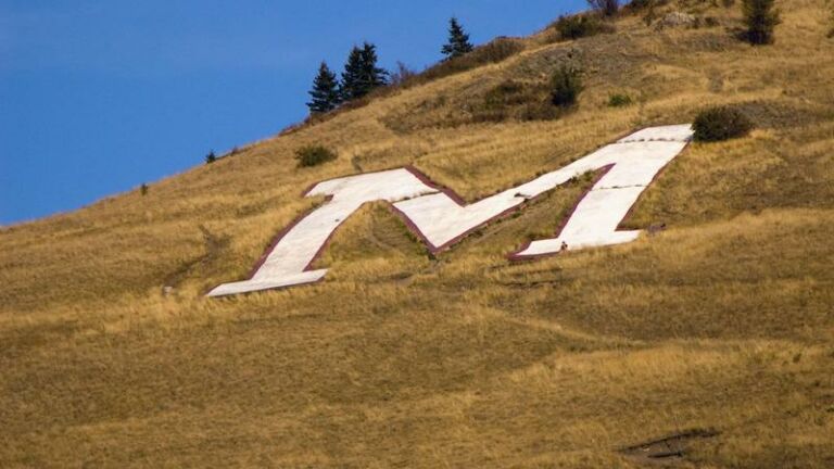 The M in Missoula.