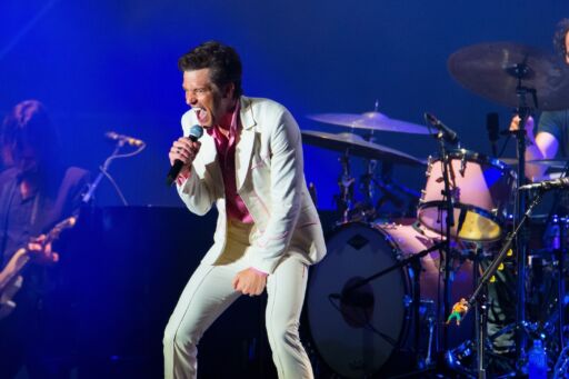 The Killers performing live