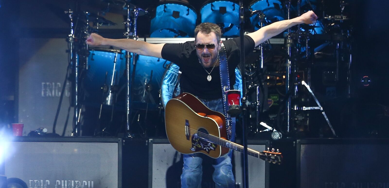 Singer Eric Church performs onstage