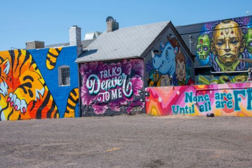 Denver's up and coming RiNo Art District.