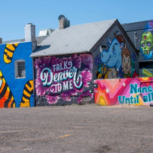 Denver's up and coming RiNo Art District.