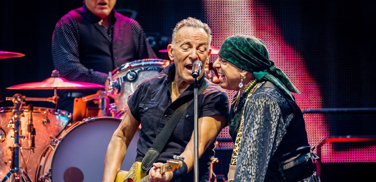 Johan Cruijff ArenA Amsterdam, The Netherlands. Concert of Bruce Springsteen the E Street Band. Photo via Shutterstock.