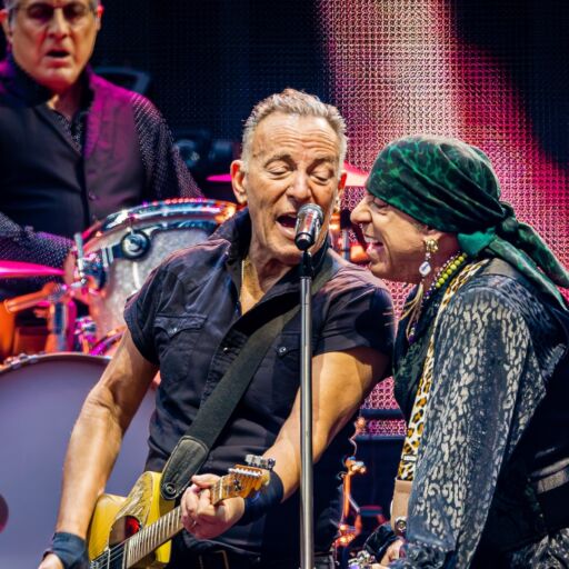 Johan Cruijff ArenA Amsterdam, The Netherlands. Concert of Bruce Springsteen the E Street Band. Photo via Shutterstock.