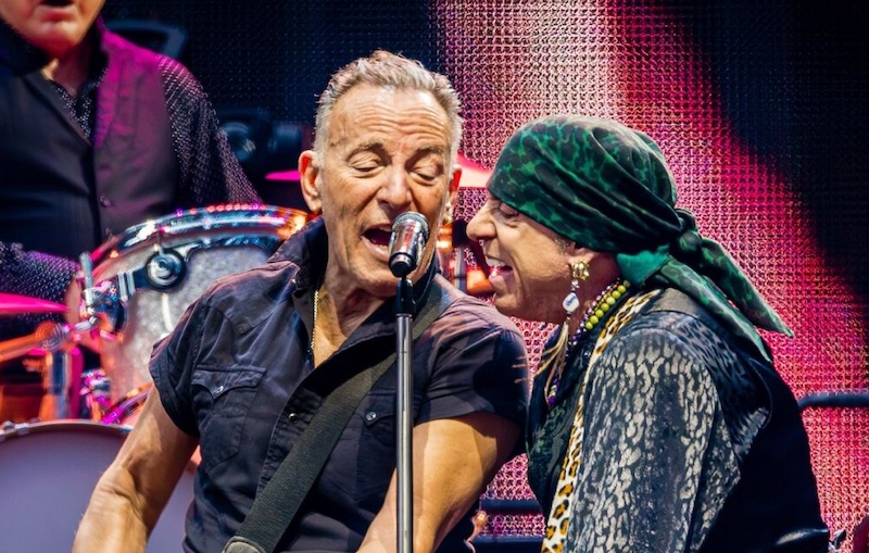 Bruce Springsteen performs live. Photo via Shutterstock.