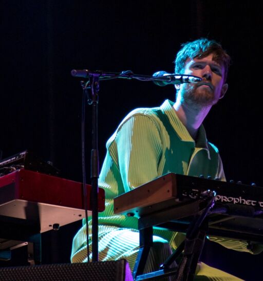 James Blake performs in concert at Cala Mijas Festival on September 3, 2022 in Malaga, Spain