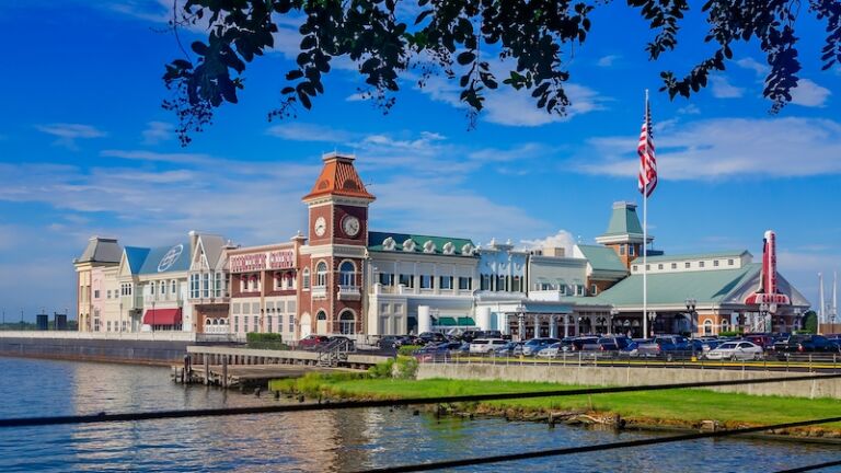 Boomtown Casino is pictured in Biloxi, Mississippi.