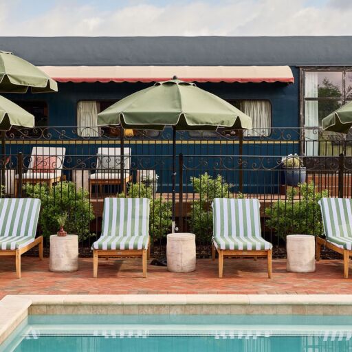 The Hotel Chalet outdoor pool. Photo by Matt Kisiday