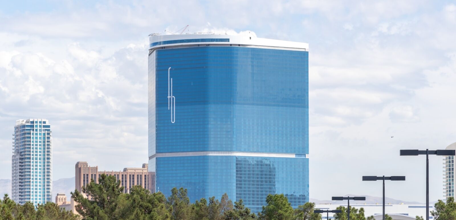 FB (Fontainebleau) hotel building on the Las Vegas Strip in Winchester, Nevada, USA, May 31, 2023. The Fontainebleau Las Vegas is a hotel and casino.