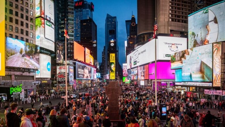 NYC's dazzling Times Square