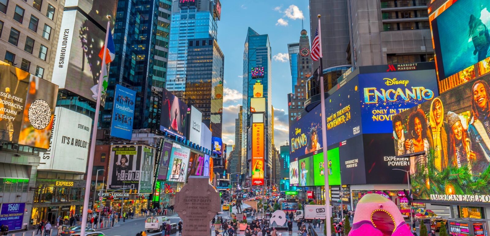 "Elsbeth" Filming Locations - Times Square in New York City.