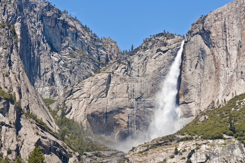 Upper Yosemite Falls. Photo via Shutterstock.