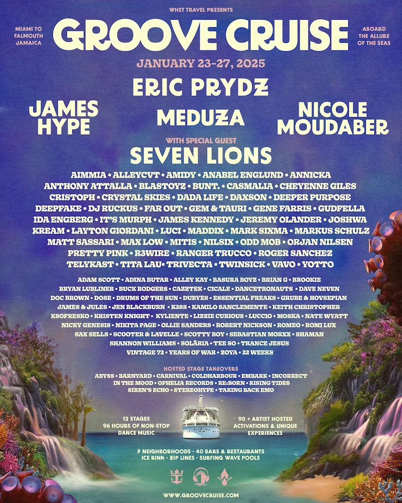 Groove Cruise 2025 poster