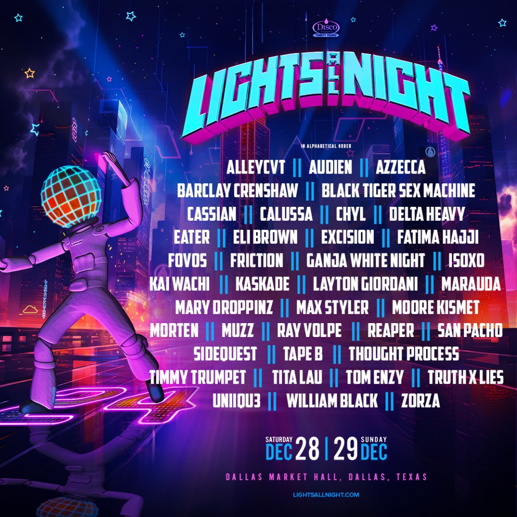 Lights All Night 2024 lineup