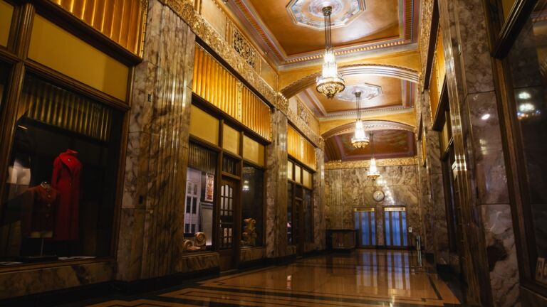 Philcade Building main lobby in Tulsa. Photo via Shutterstock.